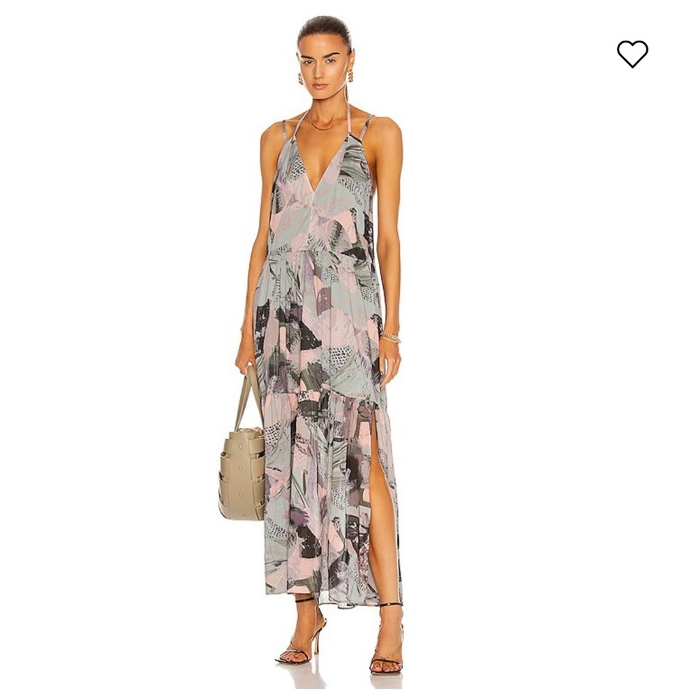 IRO PARIS
Mauge Geometric Printed Backless
Maxi Dress